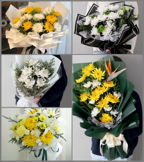 云南昆明安宁市连然镇白事花束代送